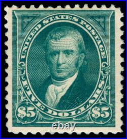 Momen Us Stamps #263 No Wmk Mint Og Vlh