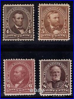 Momen Us Stamps #269-272 Mint Og H Lot #85244