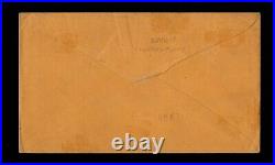 Momen Us Stamps #26 Cracked Plate 48r7 Used On Cover Ex Wade Saadi Lot #94001