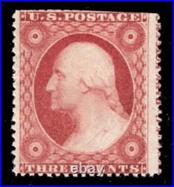 Momen Us Stamps #26 Imprint Mint Og Nh Pse Cert Lot #92234