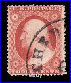 Momen Us Stamps #26 Pos 52l25 Used 5 Line Recut Lot #93482