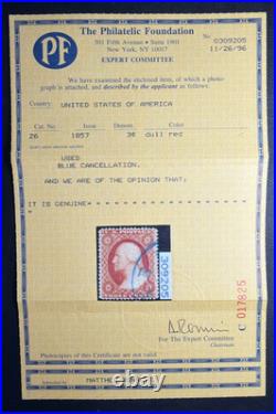 Momen Us Stamps #26 Used Pse Graded Cert Xf-sup 95 Lot #98447
