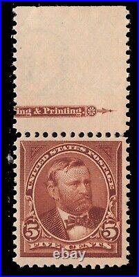 Momen Us Stamps #270 Imprint Single Mint Og Nh Vf+ Lot #87268