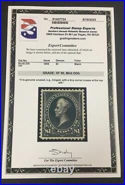 Momen Us Stamps #276 Mint Og H Pse Graded Cert Xf-90 Lot #83323