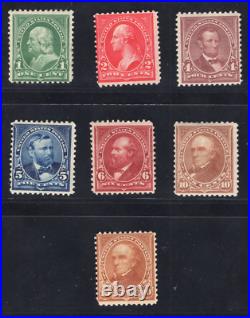 Momen Us Stamps #279-283 Mint Og H Lot #80164
