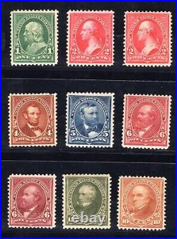 Momen Us Stamps #279-284 Mint Og H Lot #76745