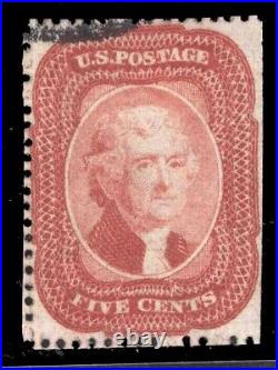Momen Us Stamps #27 Brick Red Used Lot #79263