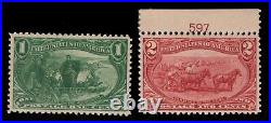 Momen Us Stamps #285-286 Mint Og Nh Vf Lot #85211