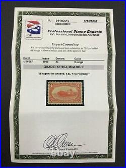 Momen Us Stamps #287 Mint Og Nh Pse Graded Cert Xf-90j Lot #75778