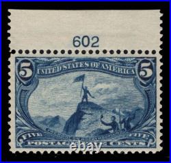 Momen Us Stamps #288 Plate Single Mint Og Lh Vf/xf Lot #87054