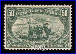 Momen Us Stamps #291 Trans-miss Mint Og H Pse Graded Cert Vf-80 Lot #94718
