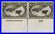 Momen Us Stamps #292 $1 Trans-miss Plate Imprint Pair Mint Og H Lot #97027