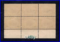 Momen Us Stamps #294 Intact Plate Block Of 6 Mint Og Nh Lot #94306