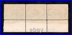 Momen Us Stamps #294 Intact Plate Imprint Strip Of 3 Mint Og Nh Vf+ Lot #94332