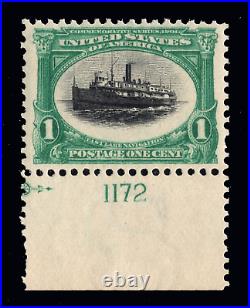 Momen Us Stamps #294 Plate Single Mint Og Nh Xf Lot #93788
