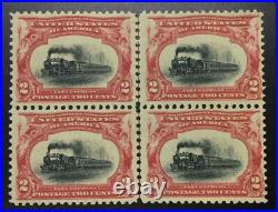 Momen Us Stamps #295 Block Mint Og Nh Lot #75288