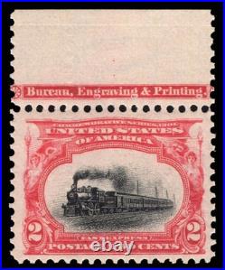 Momen Us Stamps #295 Imprint Single Mint Og Nh Xf Lot #96628