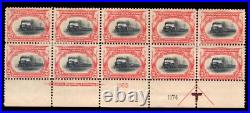 Momen Us Stamps #295 Plate Block Of 10 Mint Og H Lot #92985 Momen Us Stamps #295 Plate Block Of 10 Mint Og H Lot #92985