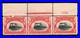 Momen Us Stamps #295 Plate Imprint Strip Mint Og Nh Xf Jumbo