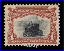Momen Us Stamps #296 Mint Og Nh Pse Graded Cert Vf/xf-85 Lot #88875