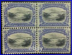 Momen Us Stamps #297 Block Mint Og H Vf Lot #76718