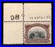 Momen Us Stamps #298 Corner Margin Mint Og Nh Vf Lot #93802
