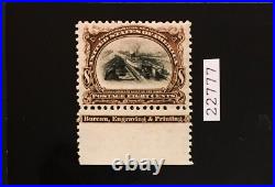 Momen Us Stamps #298 Imprint Mint Og Nh Vf/xf Pse Cert Lot #94055