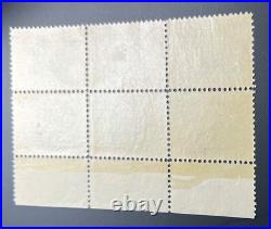 Momen Us Stamps #299 Intact Plate Block Of 6 Mint Og 2vlh/4nh Lot #93970-22