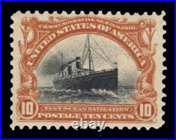 Momen Us Stamps #299 Mint Og Nh Pse Graded Cert Vf/xf-85 Lot #93234