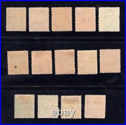 Momen Us Stamps #300-313 Complete Set 1902 Mint Og H Lot #91666