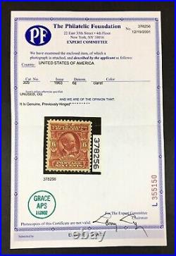 Momen Us Stamps #305 Mint Og Vlh Xf Pf Cert Lot #89046