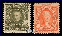 Momen Us Stamps #309-310 Mint Og H Lot #83054