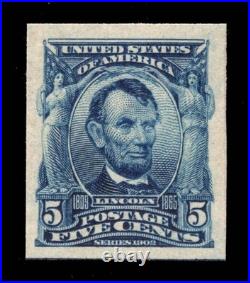 Momen Us Stamps #315 Imperf Mint Og Nh Xf Lot #95144