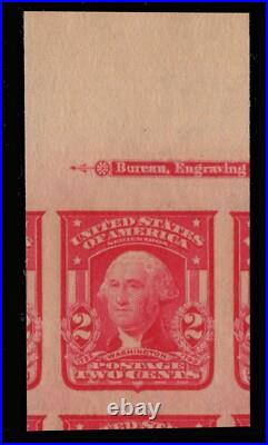 Momen Us Stamps #320 Mint Og Nh Pse Graded Cert Gem-100 Lot #85553