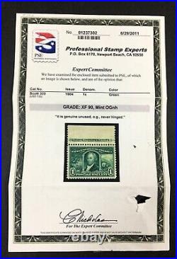 Momen Us Stamps #323 Mint Og Nh Pse Graded Cert Xf-90 Lot #85354
