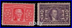 Momen Us Stamps #324-325 Mint Og Nh Lot #85171