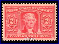 Momen Us Stamps #324 Mint Og Nh Pse Graded Cert Xf-90 Lot #98121