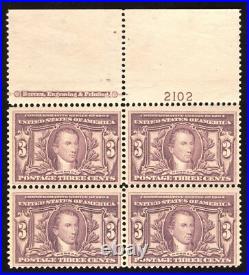 Momen Us Stamps #325 Plate Block Mint Og Nh Lot #73094