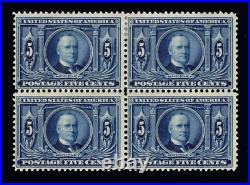 Momen Us Stamps #326 Block Of 4 Mint Og H Lot #91301