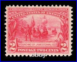 Momen Us Stamps #329 Mint Og Nh Vf+ Lot #87314