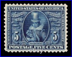 Momen Us Stamps #330 Mint Og H Pse Graded Cert Xf-sup 95 Lot #98068