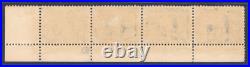Momen Us Stamps #330 Plate Strip Of 4 Mint Og Vlh Lot #79675