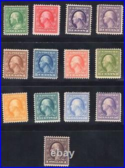 Momen Us Stamps #331-342 Complete Set Mint Og H Lot #78355