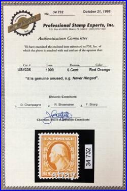 Momen Us Stamps #336 Mint Og Nh 2 Pse Certs Vf/xf Lot #93203