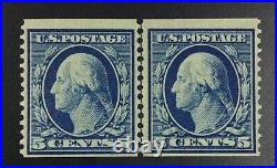 Momen Us Stamps #355 Line Pair Mint Og H Lot #75022