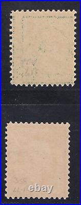 Momen Us Stamps #357-358 Blue Paper Mint Og Nh Lot #79529