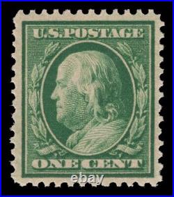 Momen Us Stamps #357 Blue Paper Mint Og H Pf Graded Cert Vf/xf-85 Lot #84111