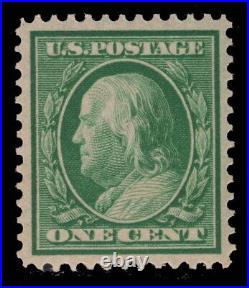 Momen Us Stamps #357 Blue Paper Mint Og Vlh Vf/xf Pf Cert Lot #89016