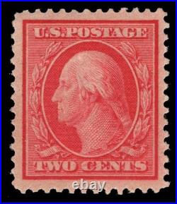 Momen Us Stamps #358 Blue Paper Mint Og H Xf Jumbo Lot #97903