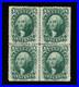 Momen Us Stamps #35 Intact Block Of 4 Mint Og H Lot #91318
